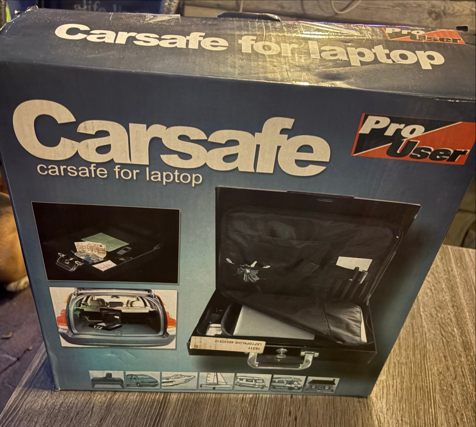 CarSafe Laptop Kluis - Beveilig je laptop onderweg, Ophalen, Nieuw