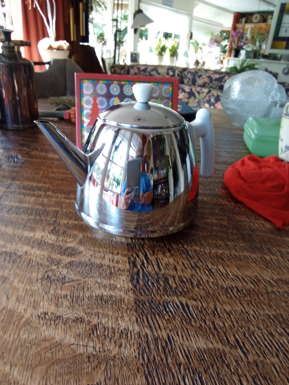 Bredemeijer Theepot Hilversum-Holland, Theepot/fluitketel, Bredemeijer, Zilver, Ophalen of Verzenden