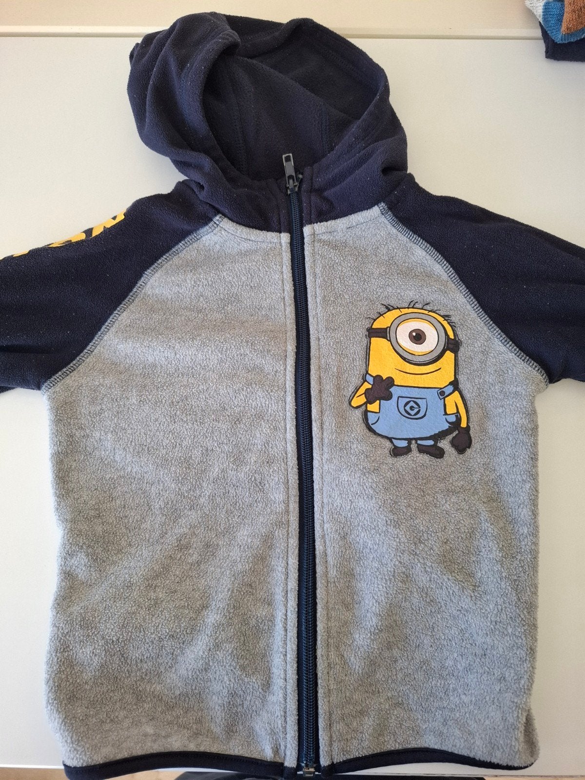 minion vest maat 98/104, Ophalen of Verzenden, Gebruikt, Jongen, Trui of Vest