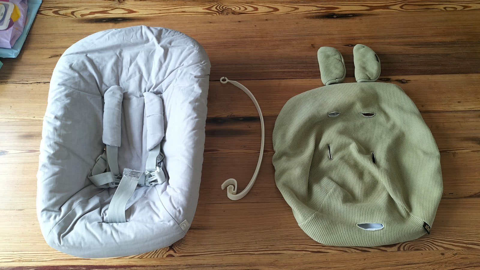 Stokke Tripp Trapp Newborn Set met Ukje hoes en speelboog, Ophalen of Verzenden, Zo goed als nieuw, Overige typen