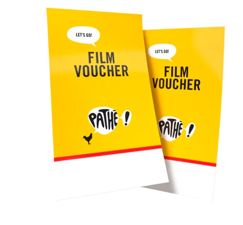 Pathé Film Voucher / Ticket twv €15,00 voor €10,00, Tickets en Kaartjes, Twee personen, Overige typen