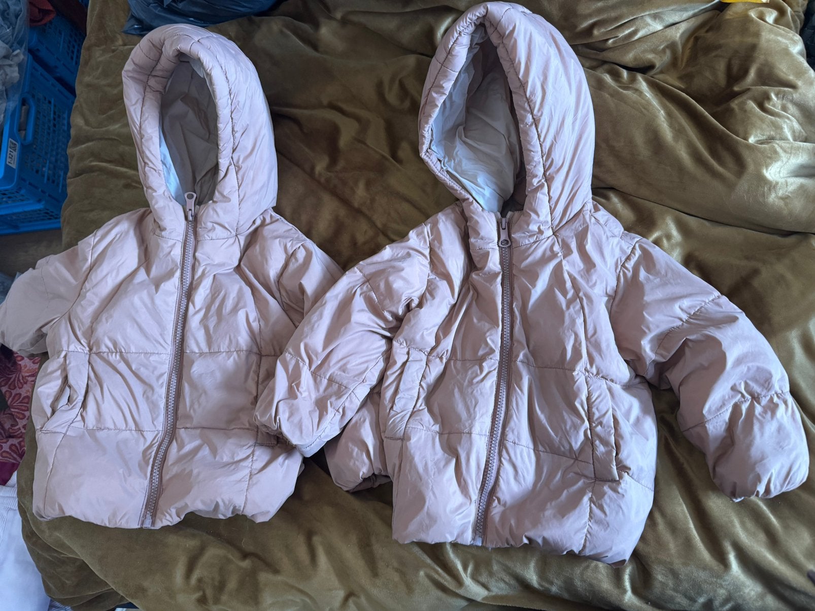 Twee winterjasjes rose ZARA, Kinderen en Baby's, Ophalen, Zo goed als nieuw, Kleding