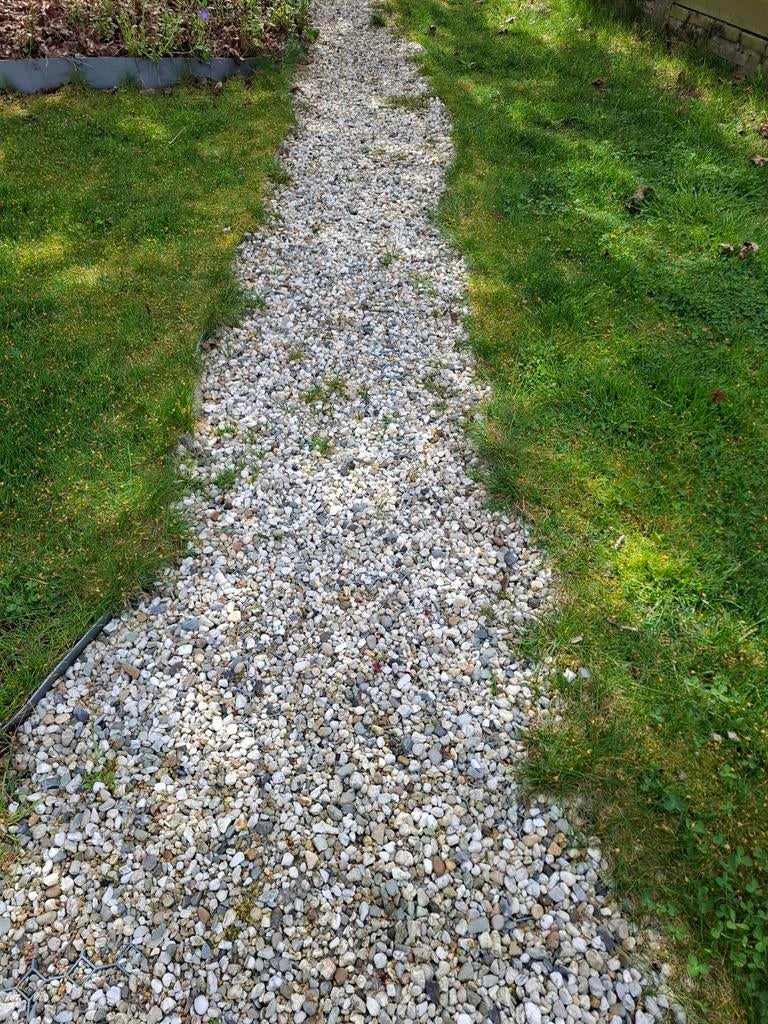 2.5m2 tuin stenen pad kiezel, Tuin en Terras, Grind, Keien en Split, Ophalen