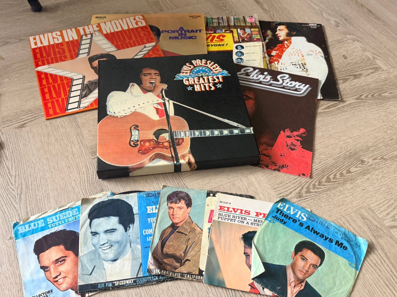 Flink wat vinyl LP’s en singels, Boxset, Ophalen of Verzenden, Gebruikt, LP
