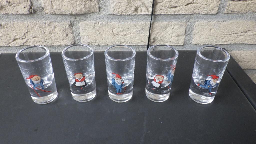 5 mooie glaasjes van Porsgrund (Noorwegen), Ophalen of Verzenden, Overige typen