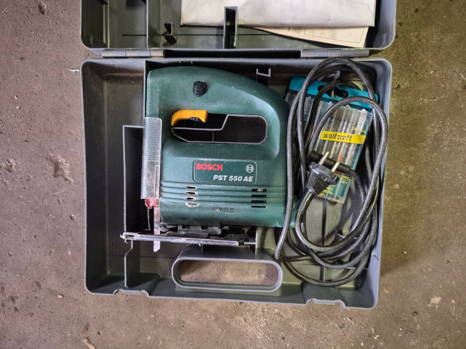 Bosch Decoupeerzaag PST 550 AE met koffer, Doe-het-zelf en Verbouw, Gereedschap | Zaagmachines, Gebruikt, Decoupeerzaag, Minder dan 600 watt