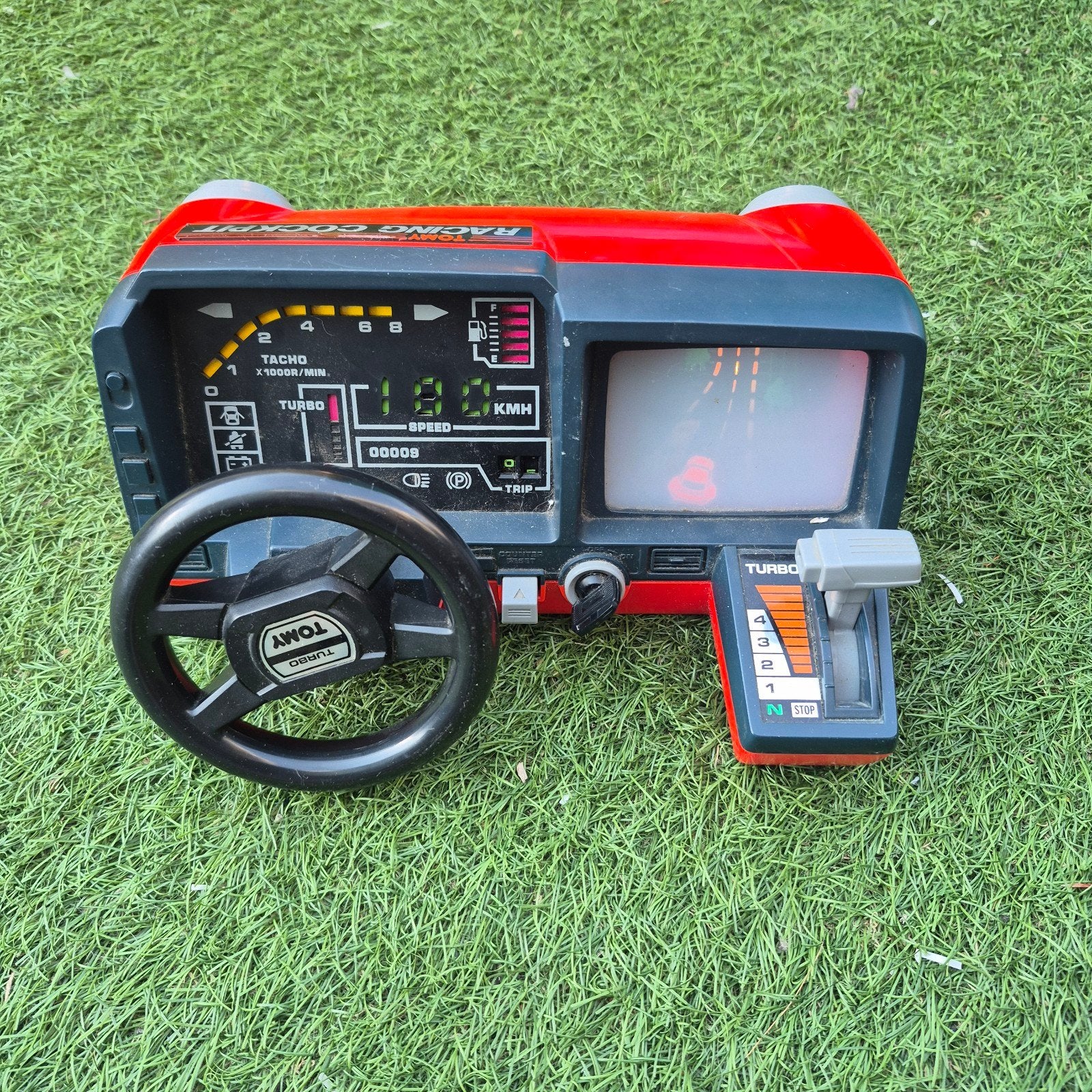 Tomy Racing Cockpit - Vintage Race Simulator, Ophalen, Gebruikt