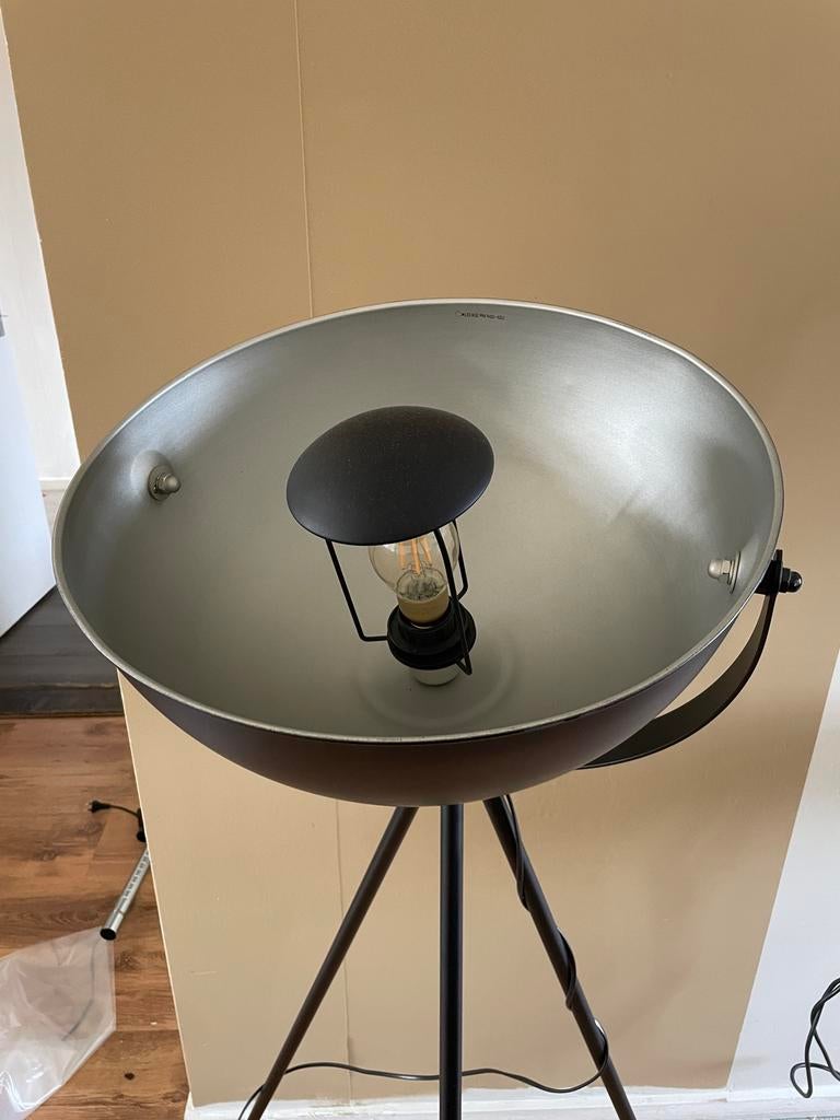 Staande Lamp - Industriële Stijl, Ophalen, Gebruikt, Metaal, 100 tot 150 cm