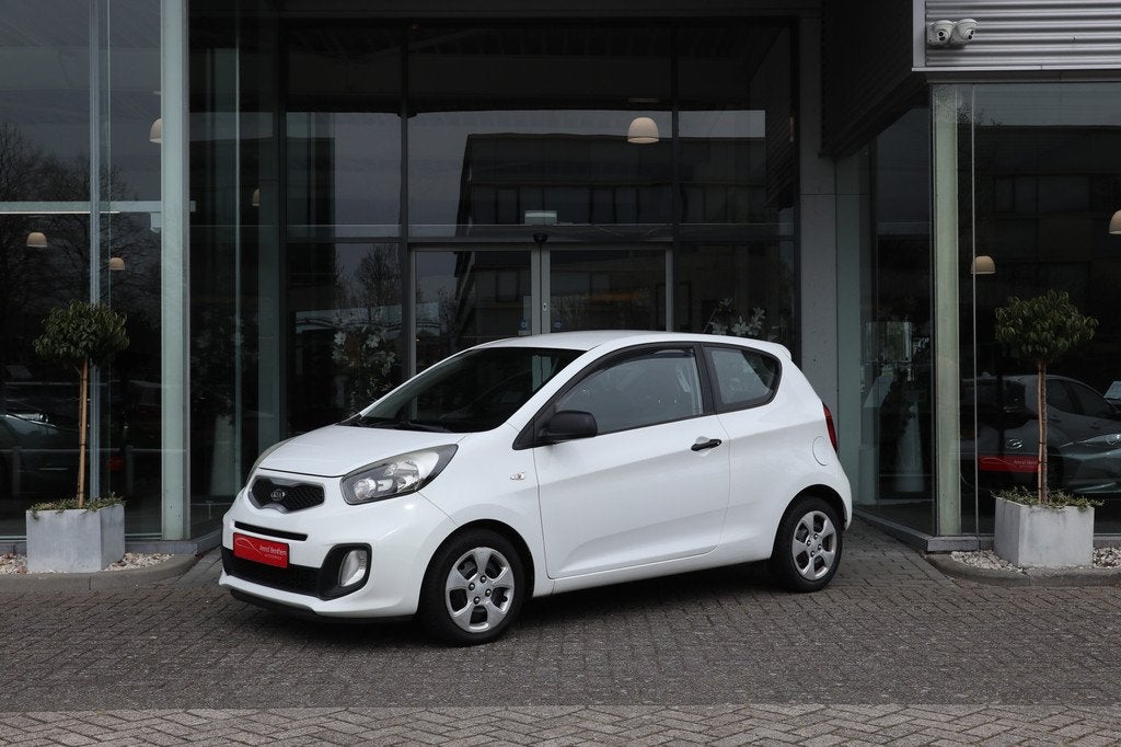 Kia Picanto 1.0 CVVT Airco / Audio / CV (bj 2012), Auto's, Kia, Voorwielaandrijving, Gebruikt, 400 kg, Wit
