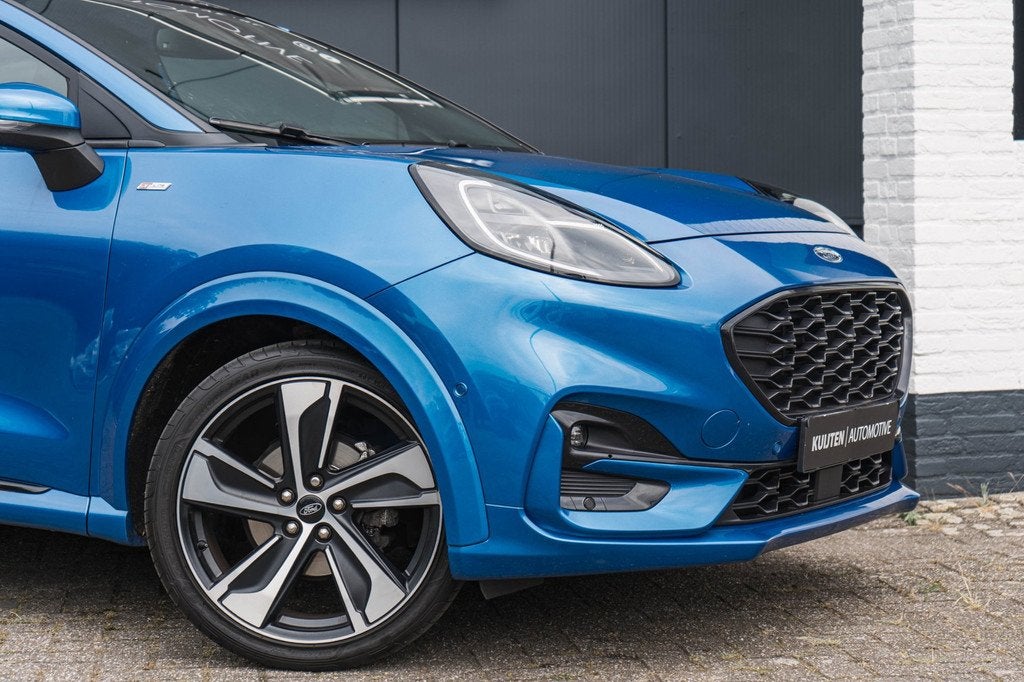 Ford Puma 1.0 EcoBoost Hybrid ST-Line X / Full options / 155, Voorwielaandrijving, Blauw, 23 km/l, Bedrijf