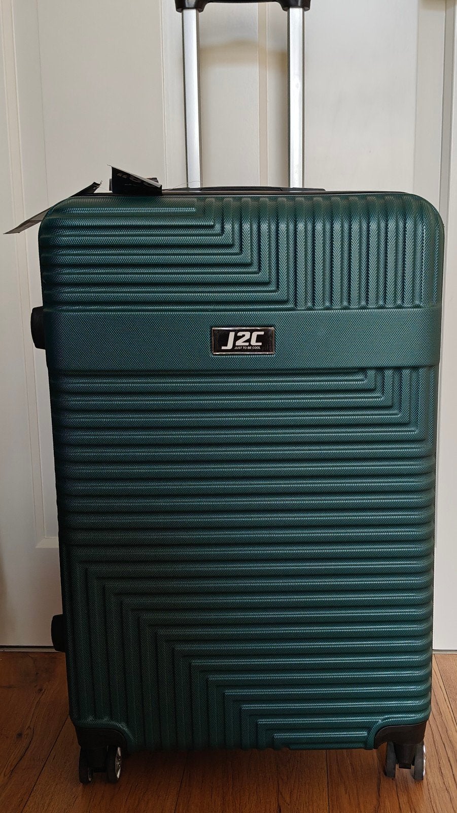 Stevige koffer flessengroen 94 liter 69 cm -30% was €69
Nie, 60 tot 70 cm, Wieltjes, Hard kunststof, Nieuw