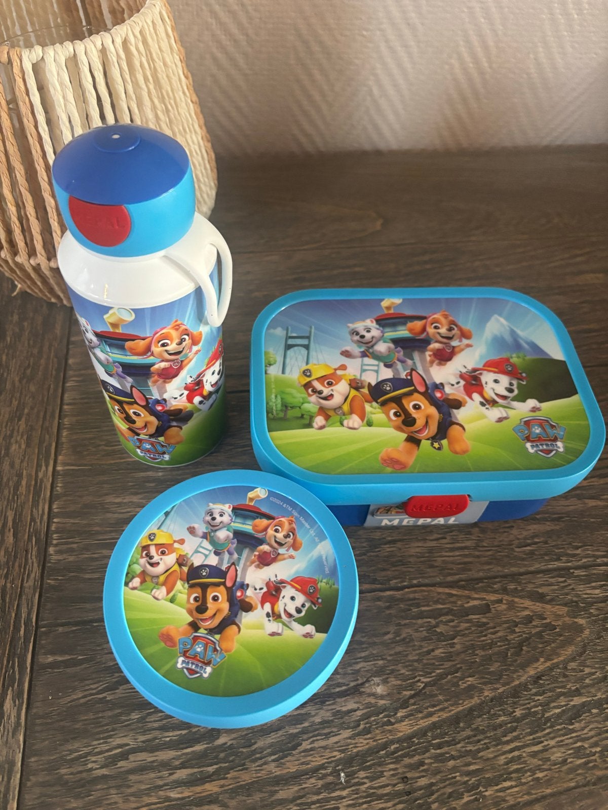 Mepal Paw Patrol lunchset - Beker, lunchbox en snackbox, Ophalen, Nieuw