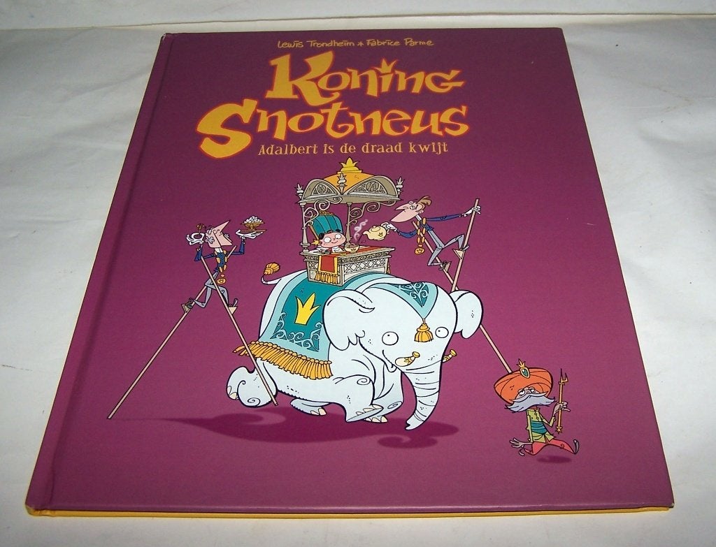 Koning Snotneus-Adalbert is de draad kwijt (Lewis Trondheim), Boeken, Eén stripboek, Nieuw, Ophalen of Verzenden, Lewis Trondheim, Fabrice Parme