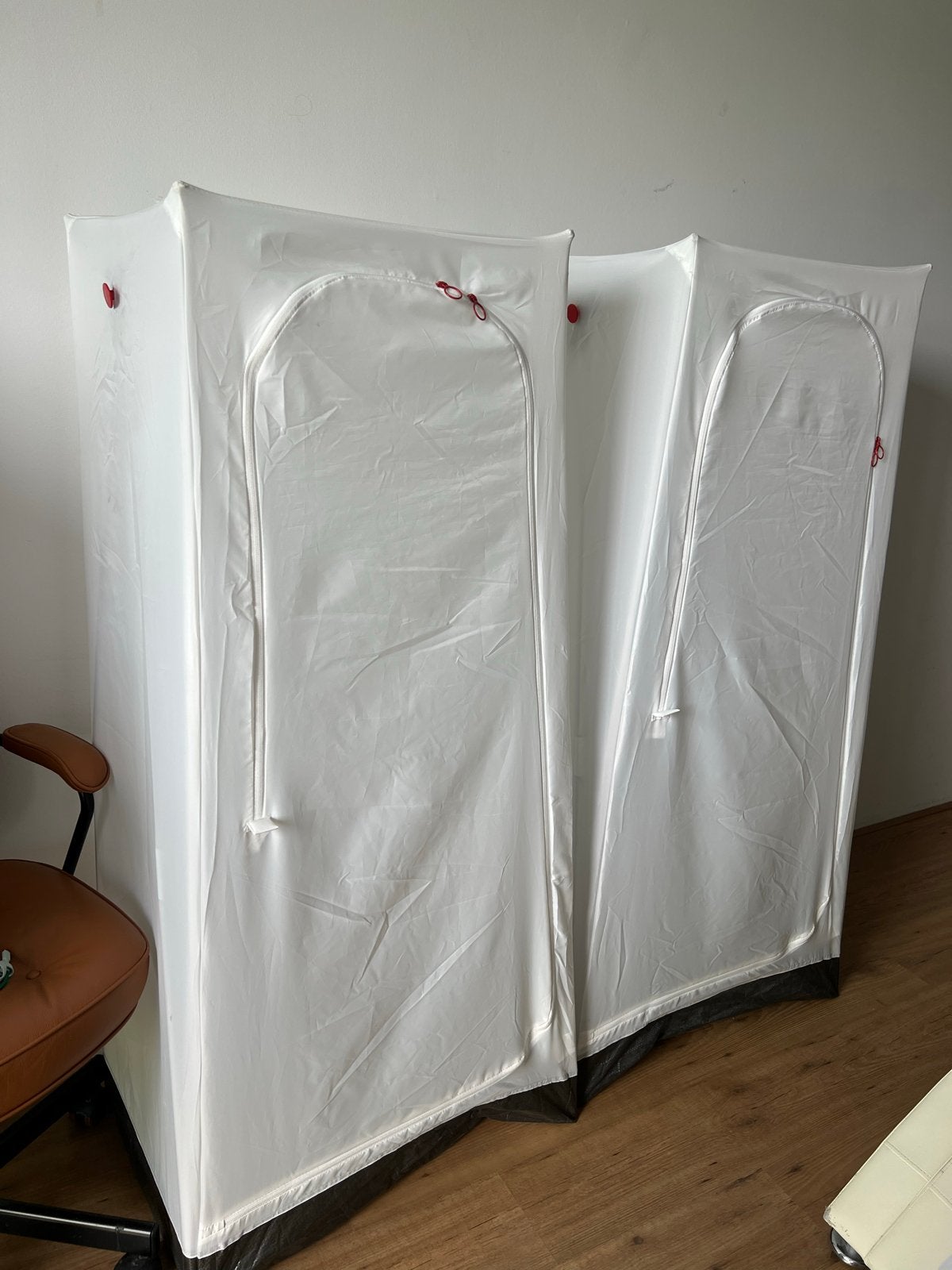 IKEA VUKU Kledingkast - 2 stuks, Ophalen, Kunststof, Gebruikt, 50 tot 100 cm