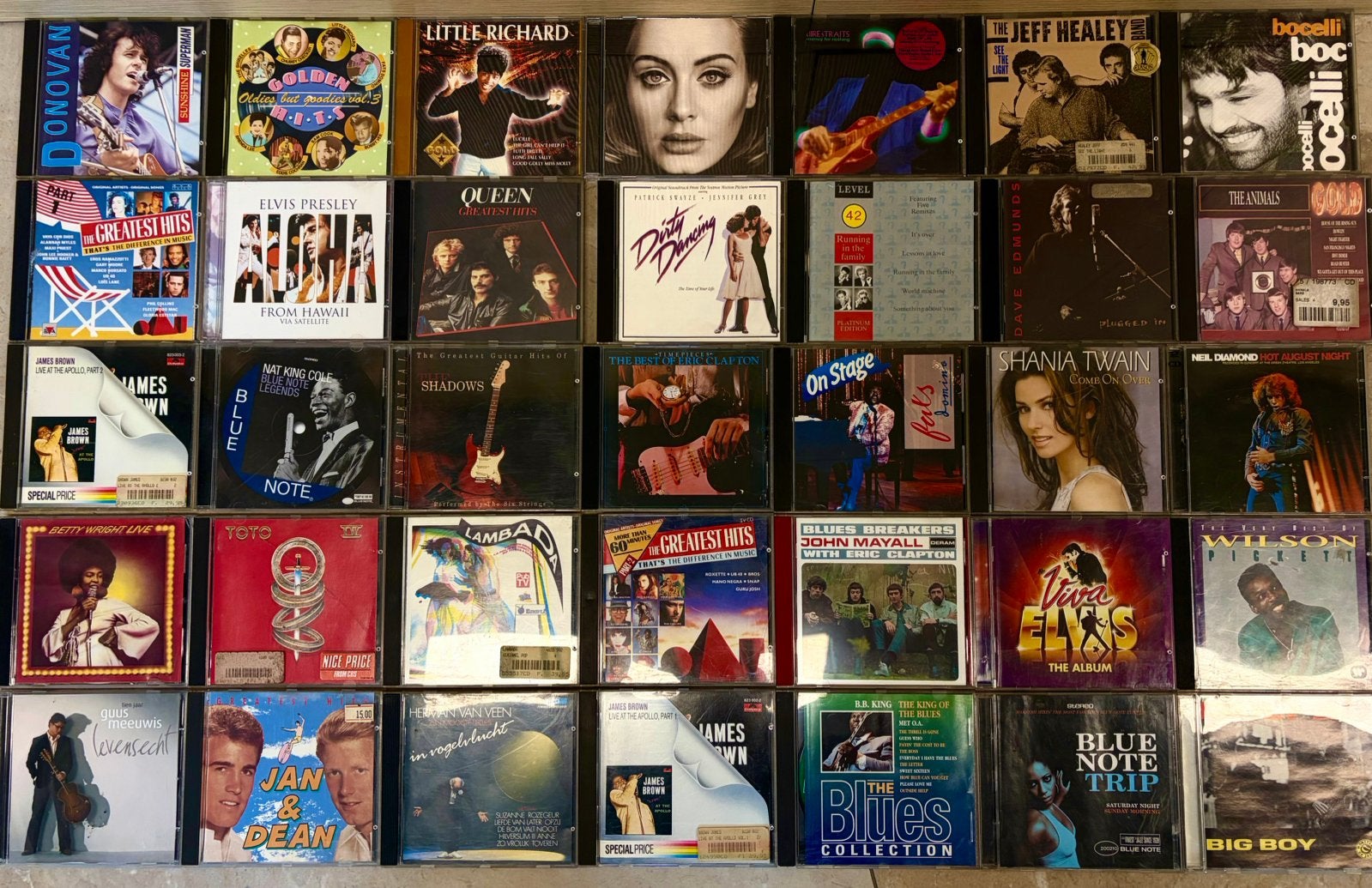 125 cd’s diverse popmuziek., Ophalen, Zo goed als nieuw, Pop