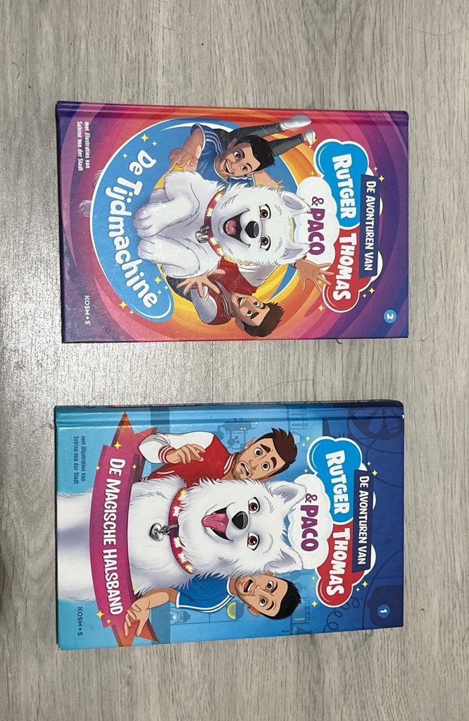 De Avonturen van Rutger Thomas & Paco: 2 Boeken, Ophalen of Verzenden, Zo goed als nieuw, Fictie algemeen