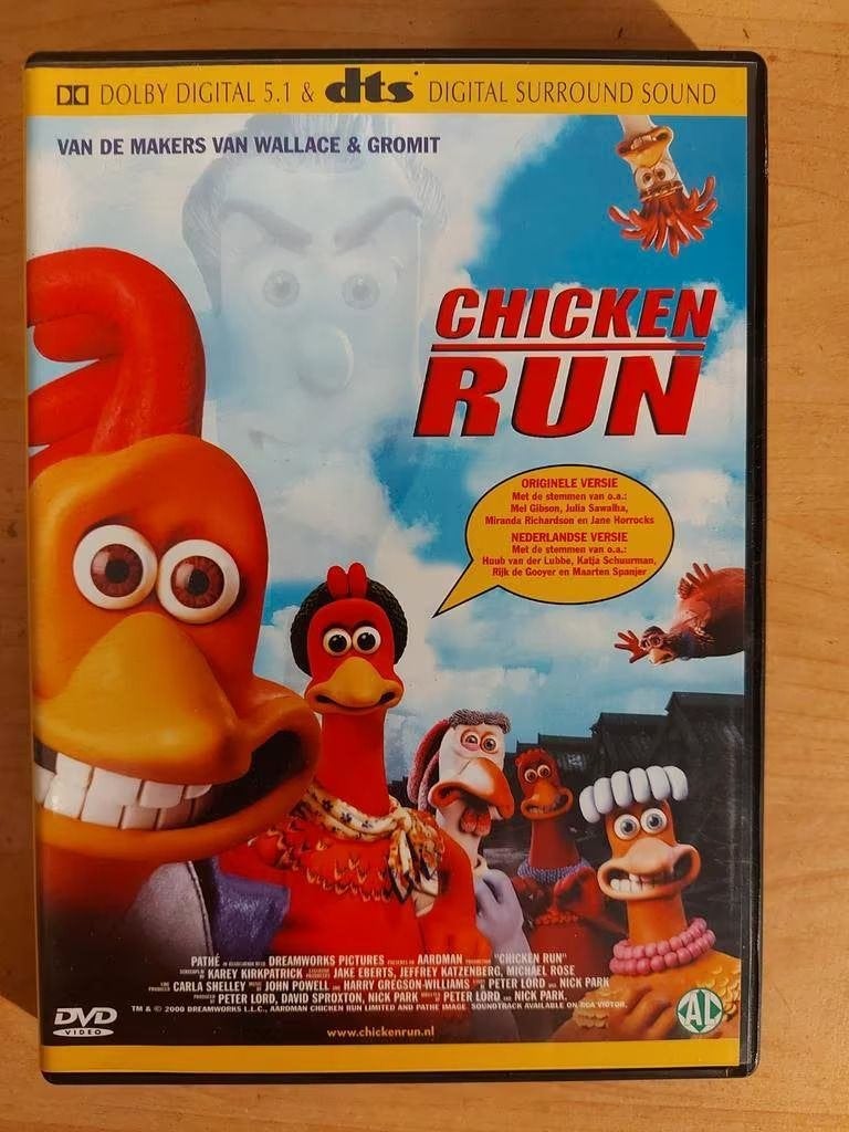 Chicken Run, Alle leeftijden, Verzenden, Zo goed als nieuw, Amerikaans