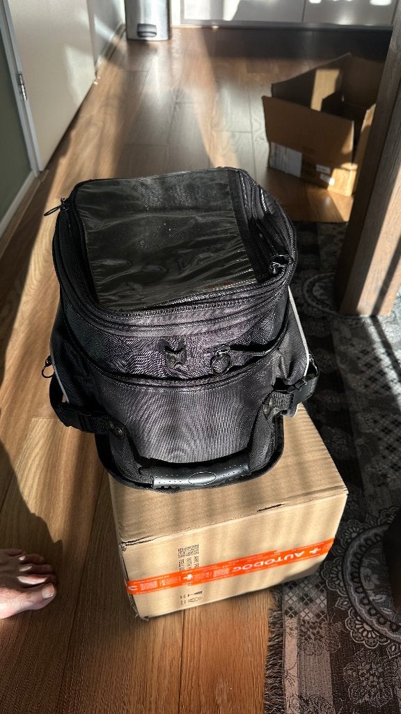 Tanktas ca. 25L met magneetbevestiging, Motoren, Accessoires | Koffers en Tassen, Ophalen of Verzenden, Zo goed als nieuw