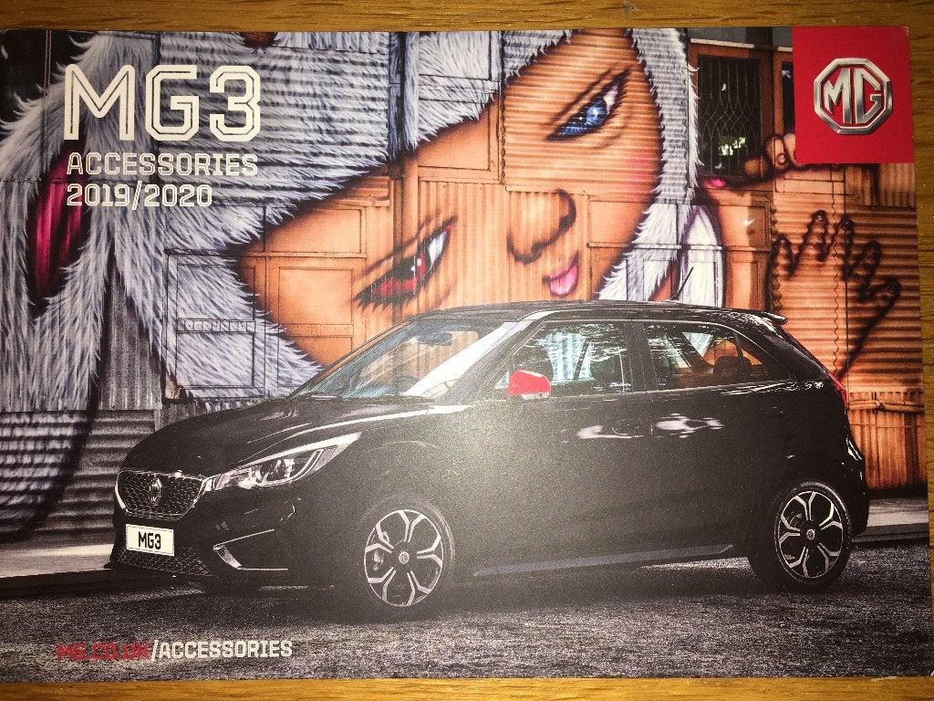 8x MG 3 + MG3 Accessoires Rally brochures folders Engeland, Ophalen of Verzenden, Zo goed als nieuw, Overige merken