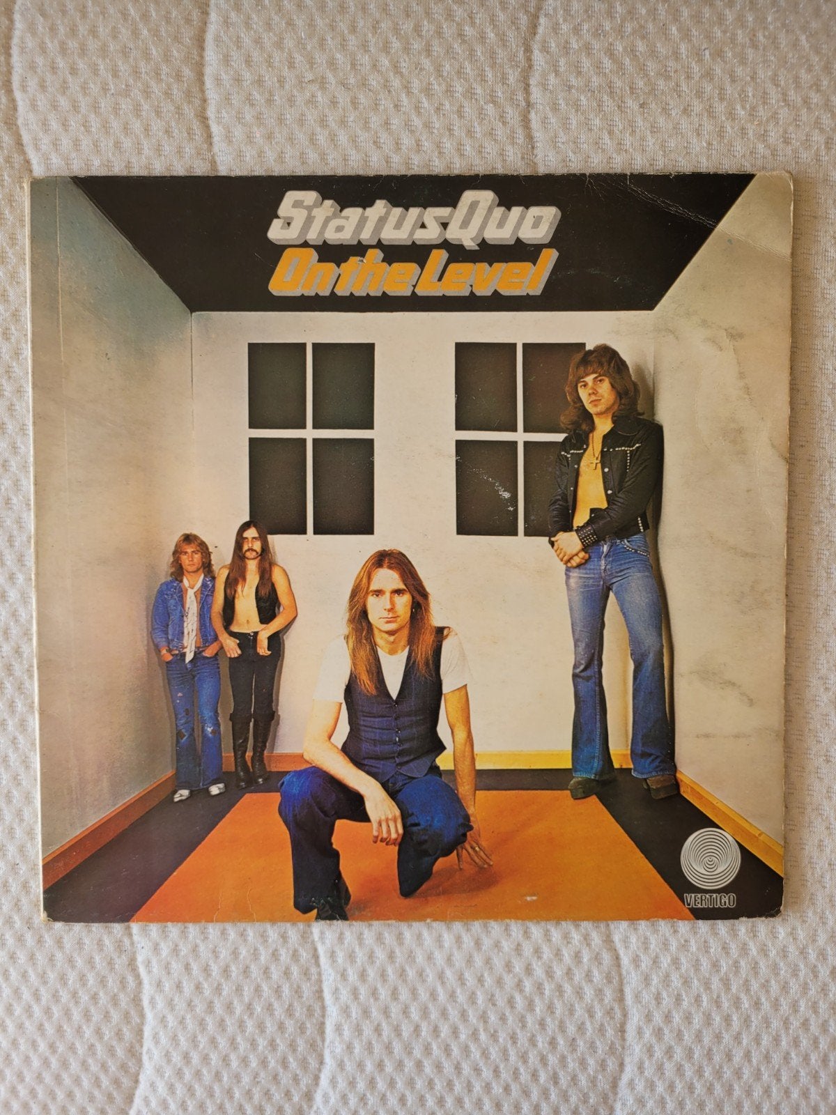 Status Quo - On The Level LP (1975) - Classic Rock Vinyl, LP, Gebruikt, Originele persing, Ophalen of Verzenden