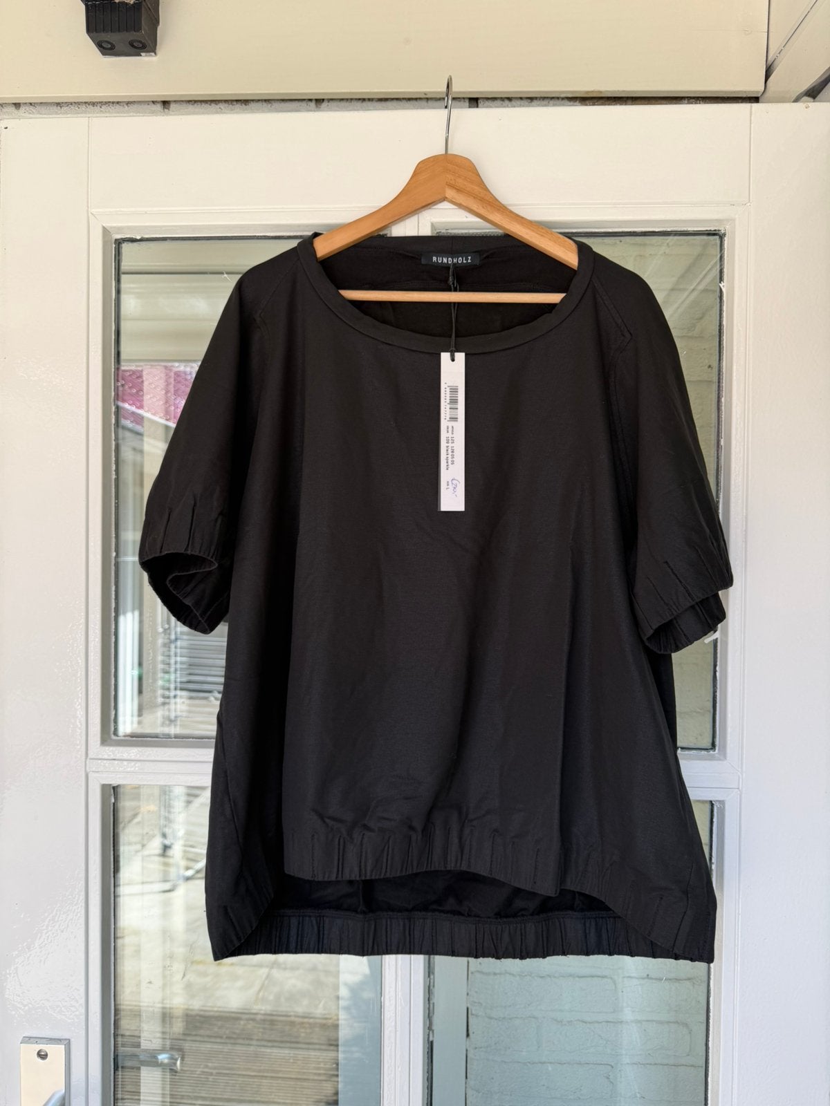Black sparkle shirt Rundholz Mainline mt XL, Zwart, Maat 46/48 (XL) of groter, Rundholz, Nieuw