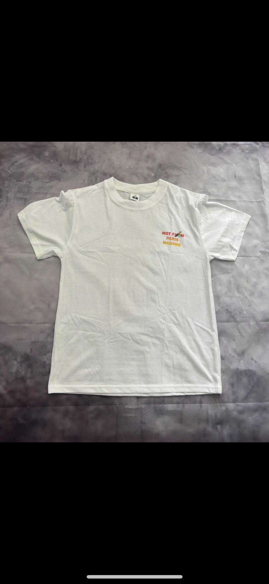 Drôle de Monsieur Not From Paris Madame T-shirt, Ophalen of Verzenden, Nieuw, Maat 46 (S) of kleiner, Wit