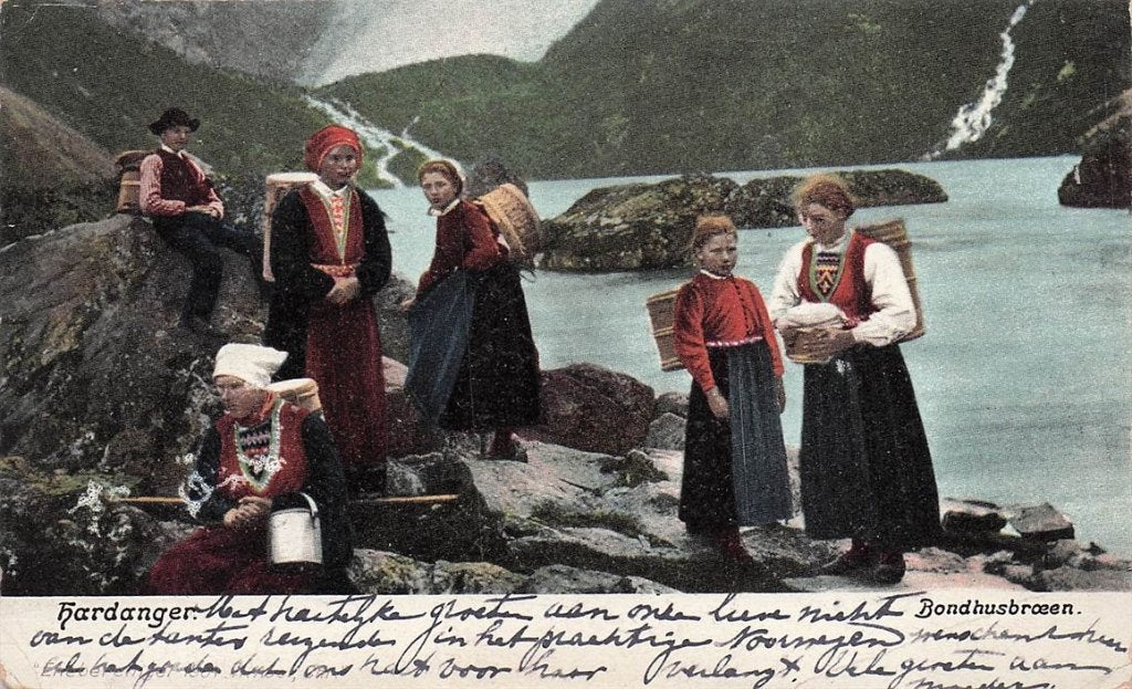 702-327-005 Hardanger, Verzenden, Voor 1920, Overig Europa