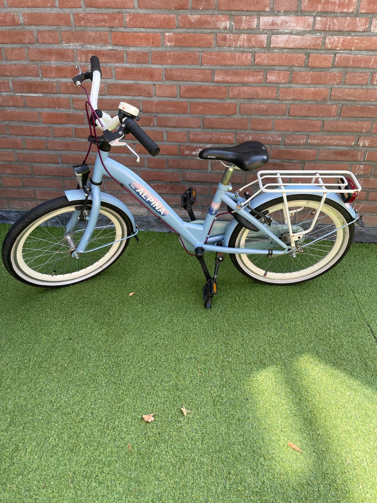 Alpina kinderfiets 20 inch voor 5-6 jaar, Ophalen, Gebruikt, Velgrem, 16 tot 20 inch