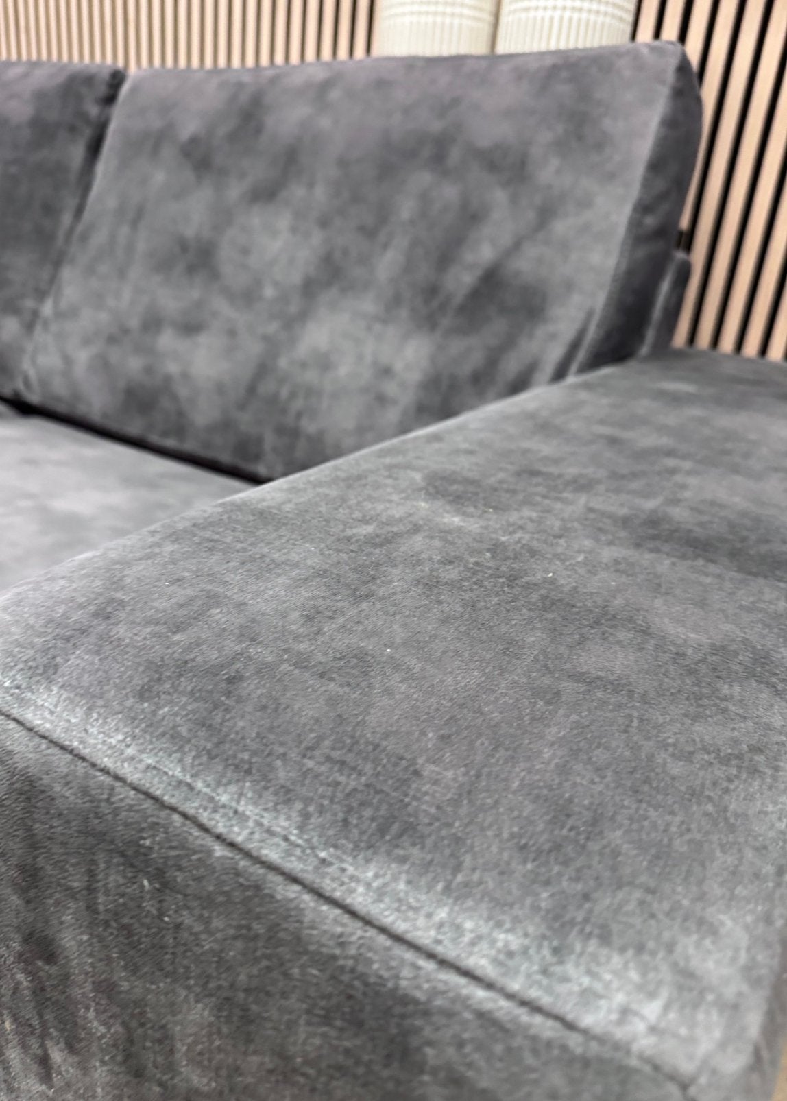 ZGAN Luxe Velvet Velous Hoekbank - Antraciet - 290 x 290, 250 tot 300 cm, -, Hoekbank, Ophalen of Verzenden