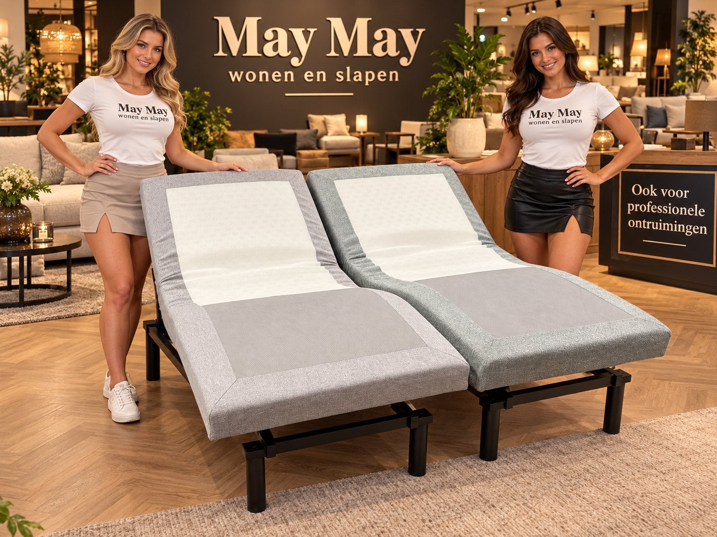 Boxspring €199 Elektrische onderbox  90x200 Direct/Leverbaar