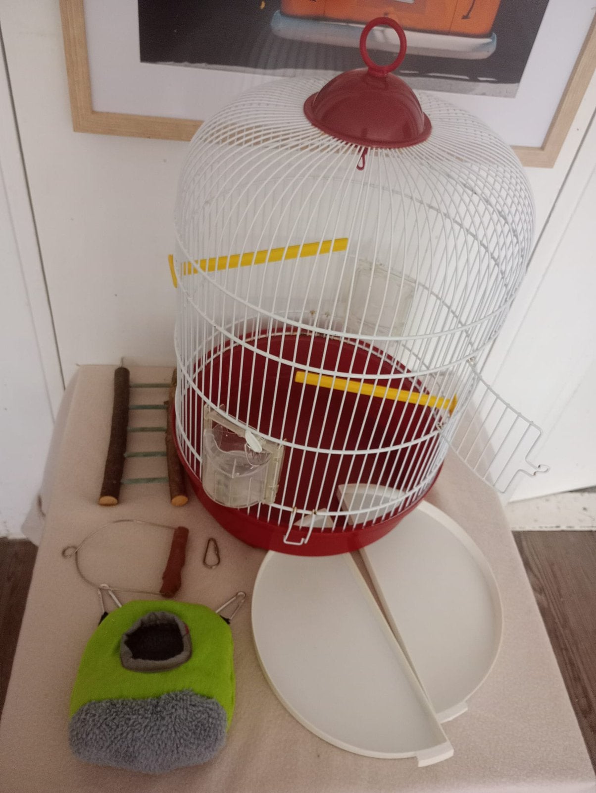 Vogel kooi, Kooi, Minder dan 75 cm, Zo goed als nieuw, Ophalen