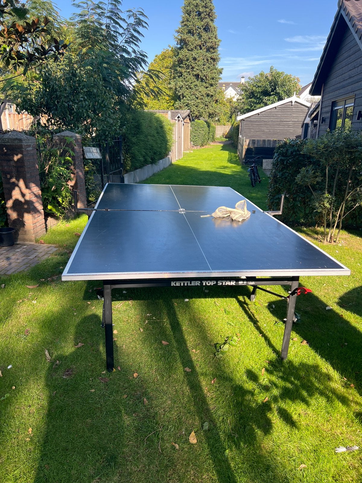 Kettler Top Star 22 Tafeltennistafel - Buiten, Hobby en Vrije tijd, Een of twee spelers, Ophalen, Gebruikt