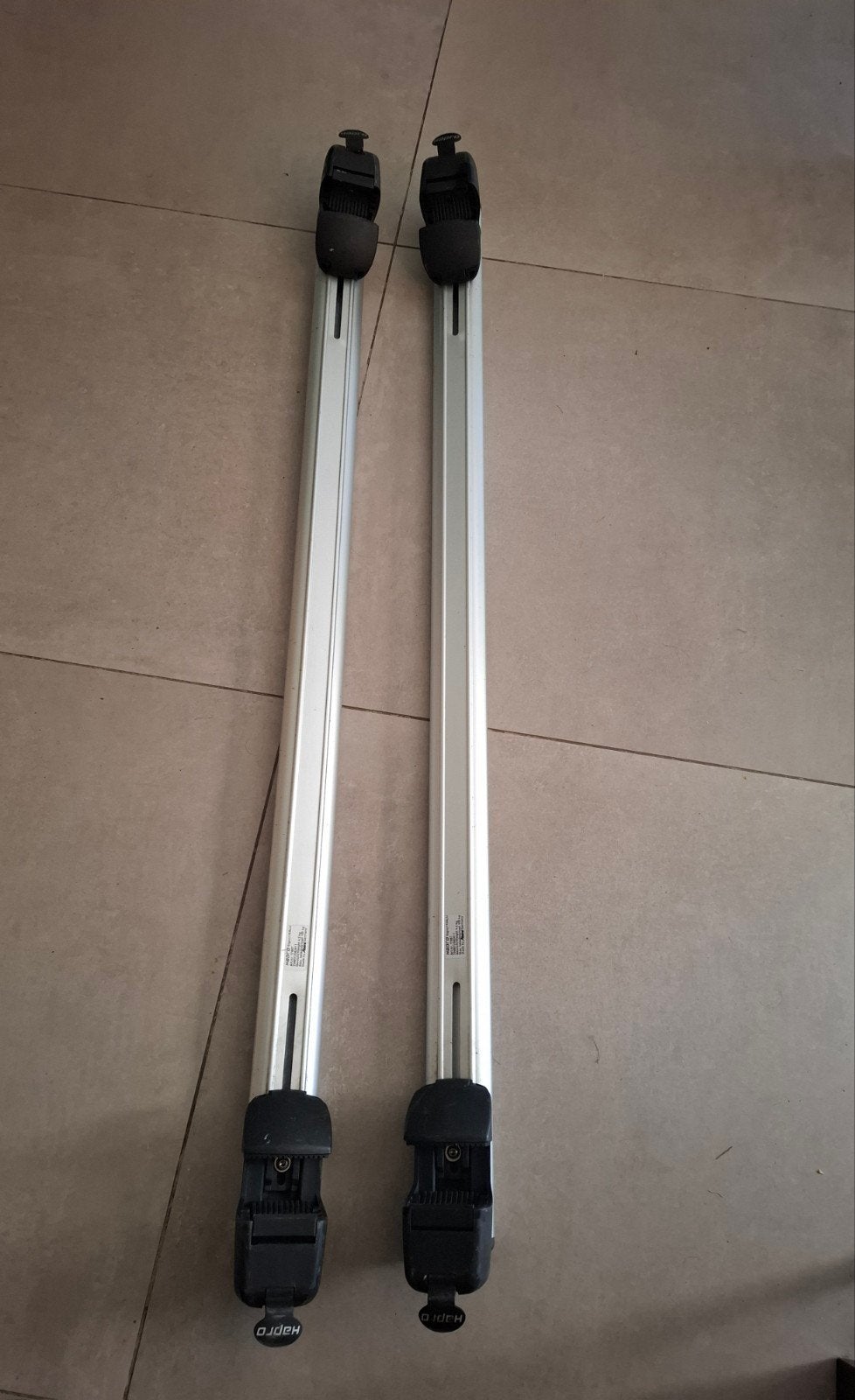 Hapro Signo 110 ALU verstelbare dakdragers, Auto diversen, Dakdragers, Ophalen, Gebruikt