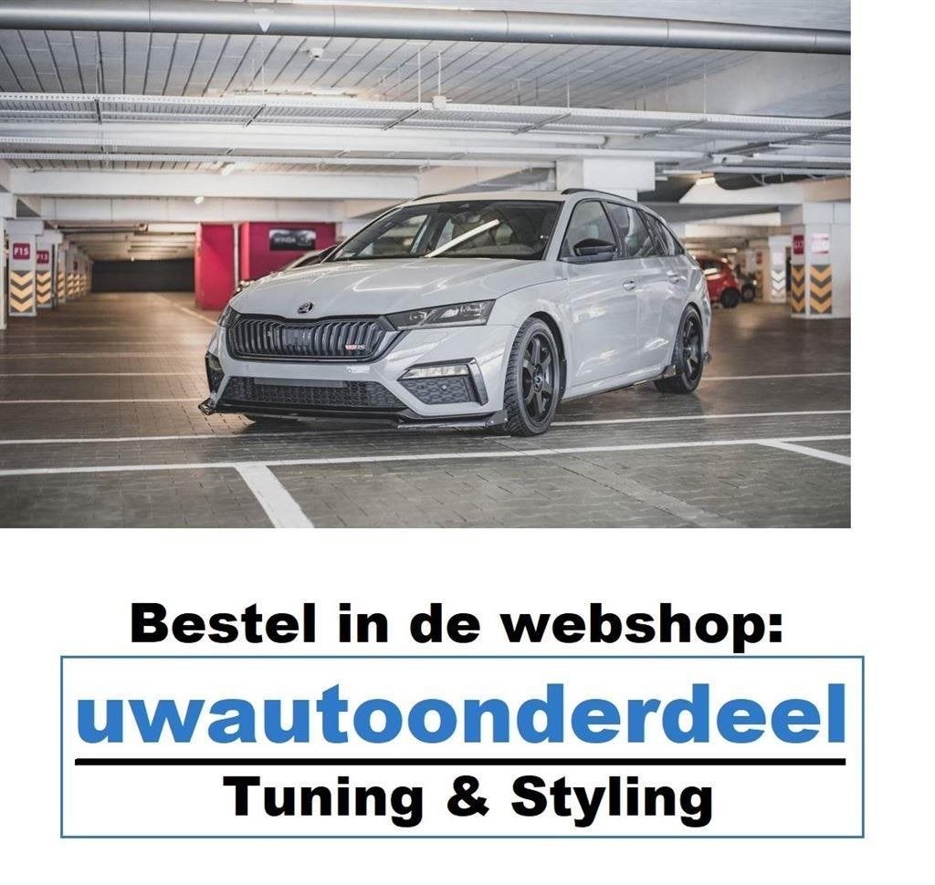 Maxton Design Skoda Octavia RS Mk4 Spoiler Lip Spliter, A.parts@hotmail.nl, Trasmolenlaan 12 3447 GZ Woerden, Verzenden, Nieuw
