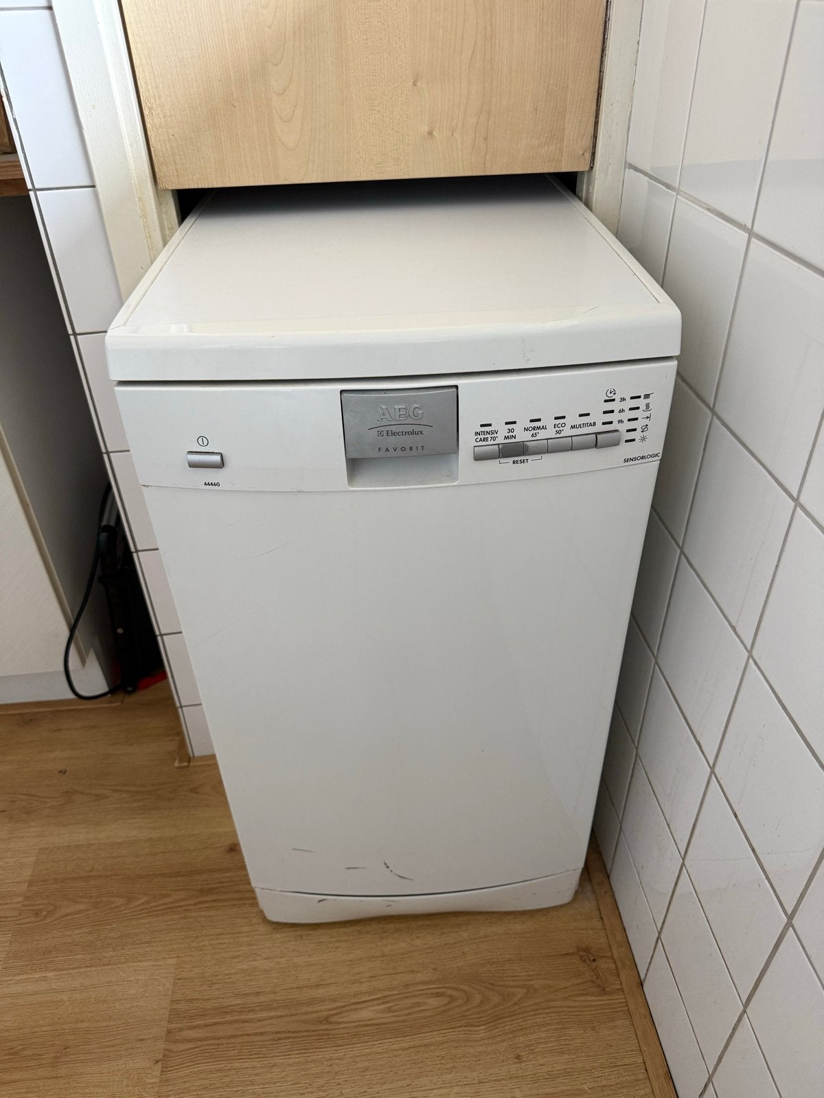 AEG Favorit vaatwasser - Vrijstaand, goed onderhouden, Ophalen, Gebruikt, 60 cm of meer, Eco programma