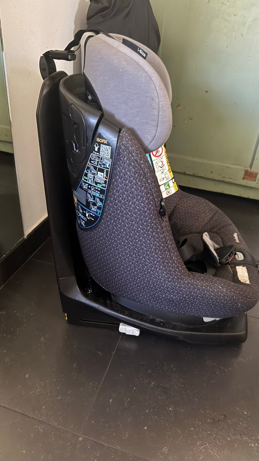Maxi-Cosi AxissFix 360 draaibare autostoel (4 mnd - 4 jr), Ophalen, Gebruikt, 0 t/m 18 kg, Verstelbare rugleuning