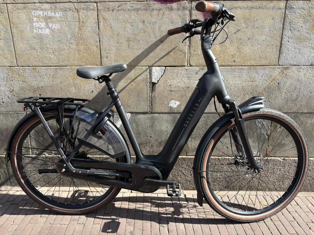 Gazelle grenoble  elektrische dames fiets showroom model, 53 tot 56 cm, Ophalen of Verzenden, Zo goed als nieuw, Gazelle