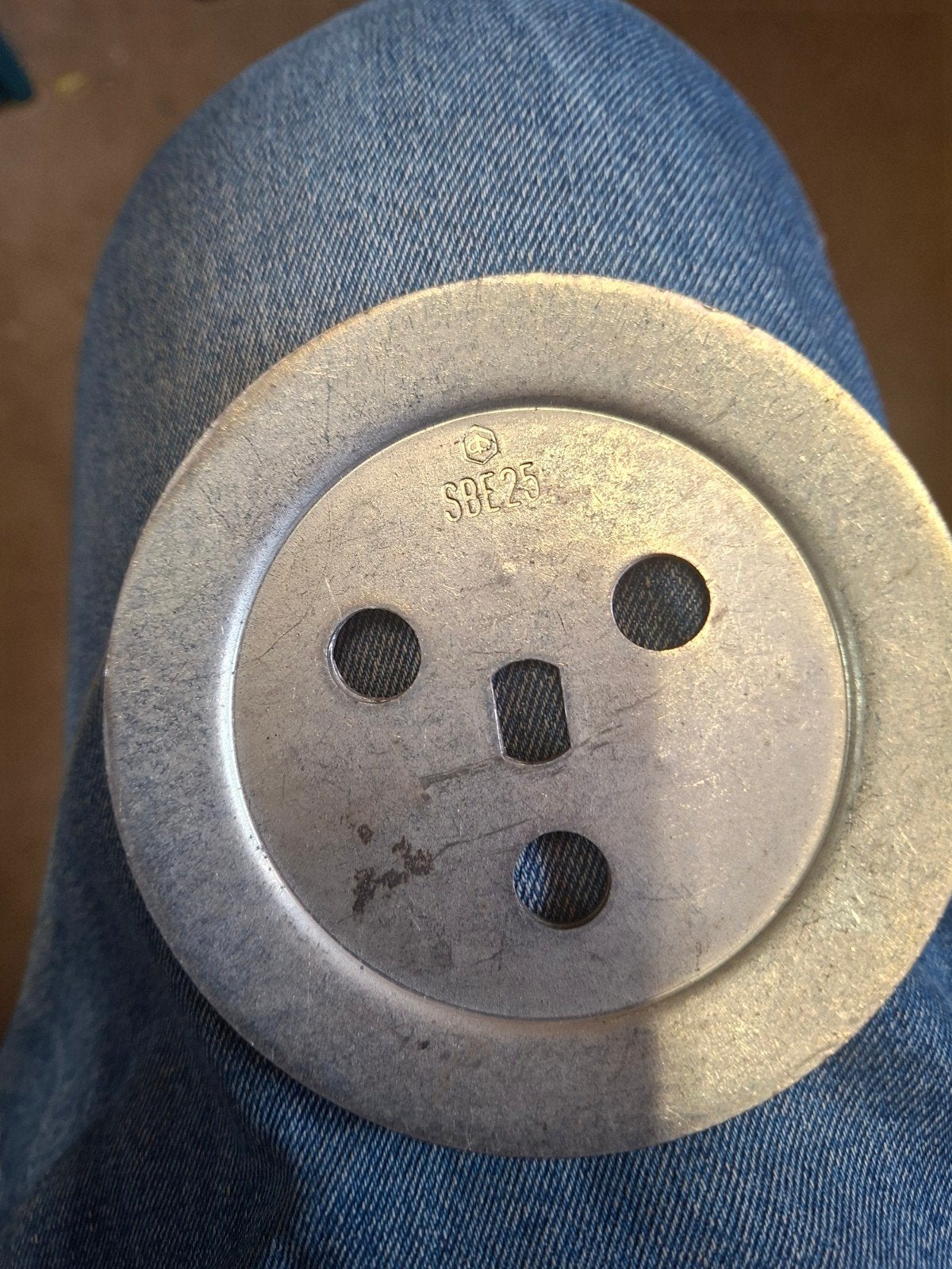 Metalen poelie SBE25 - Gebruikt, Ophalen of Verzenden