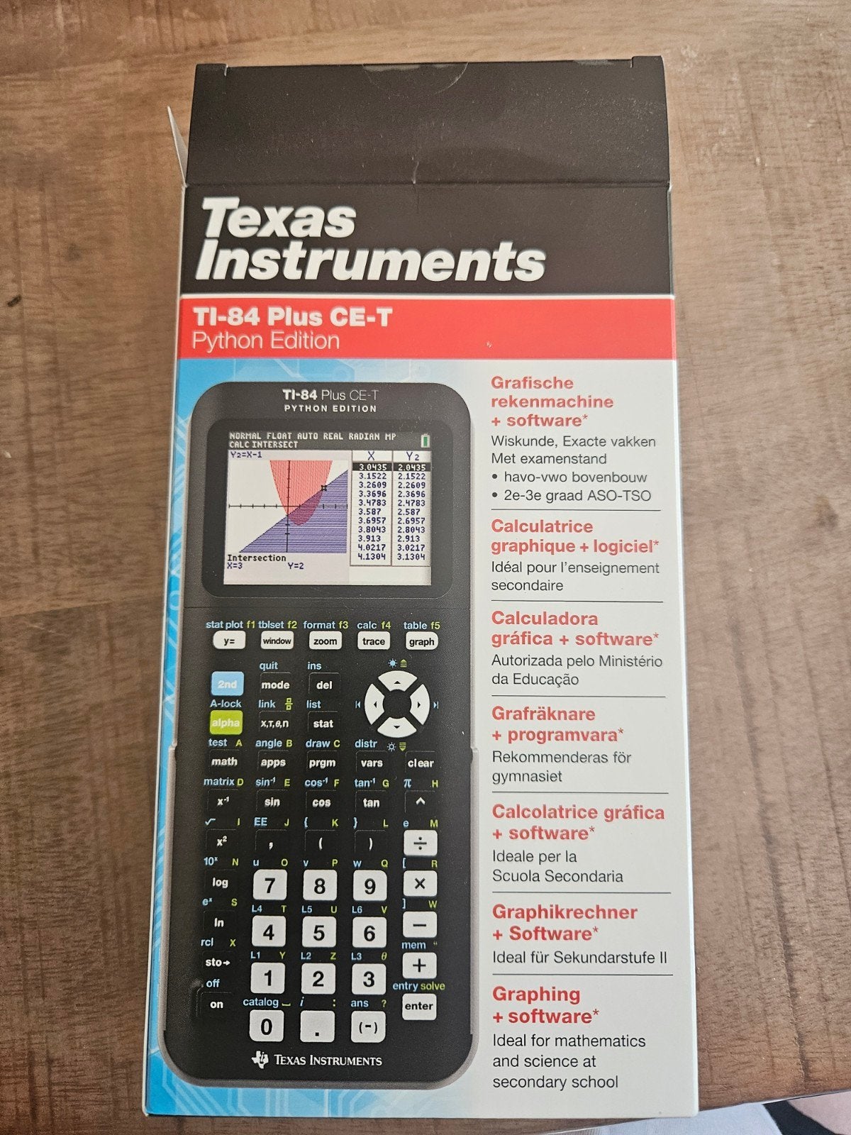 TI-84 Plus CE-T Grafische Rekenmachine, Ophalen of Verzenden, Grafische rekenmachine, Zo goed als nieuw