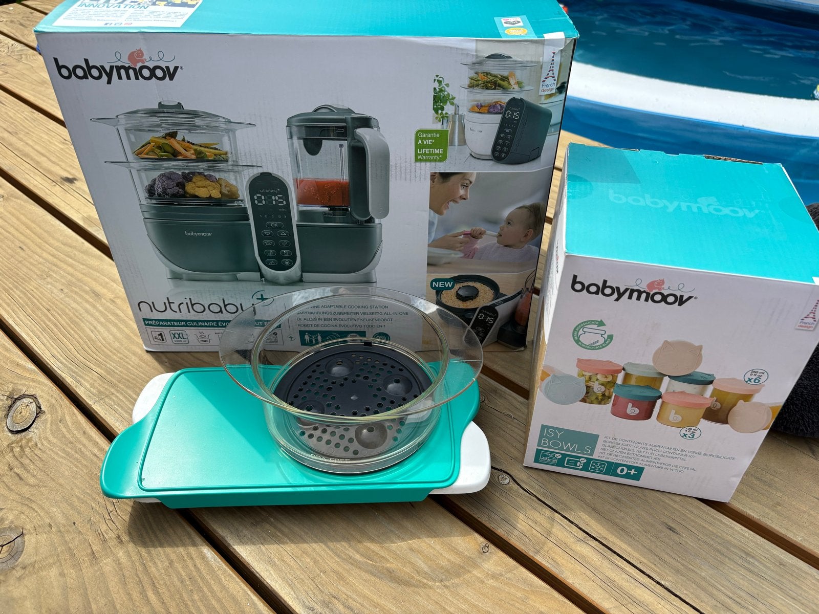 Babymoov Nutribaby+ XXL en ISY Bowls set, Ophalen, Nieuw, Overige typen