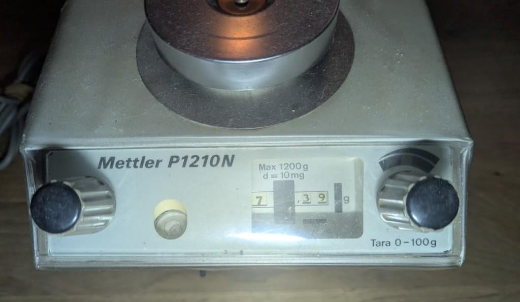 Mettler P1210N Laboratory Weegschaal, Ophalen