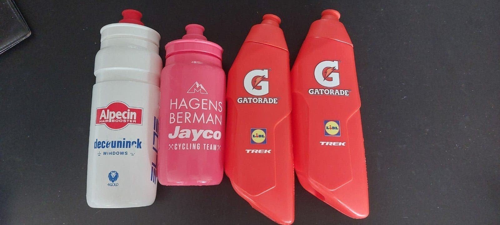 4x Bidons Prof Peloton - ZLM Tour Gebruikt, Ophalen