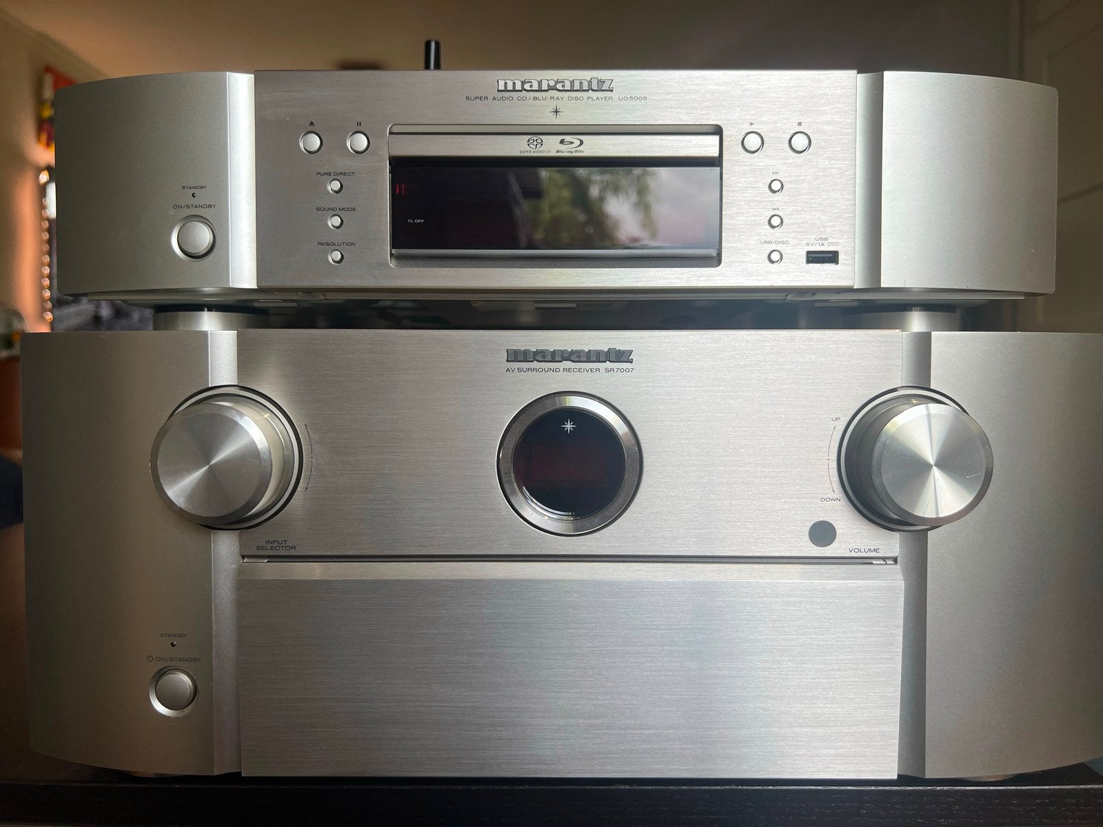 Marantz versterker sr7007 , blu ray speler ud5005 (set), Ophalen, Zo goed als nieuw, Overige merken