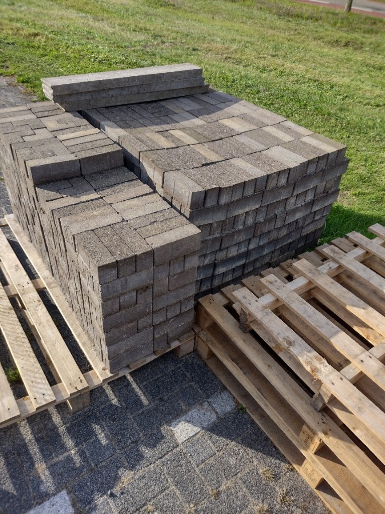 Stenen strackstone 9m2, Ophalen, Gebruikt, Klinkers, 10 m² of meer