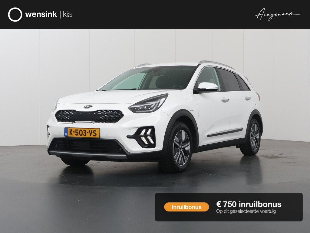 Kia Niro 1.6 GDi PHEV DynamicPlusLine | Trekhaak | Stoel/Stu, Auto's, Kia, Gebruikt, Wit, Bedrijf, SUV of Terreinwagen