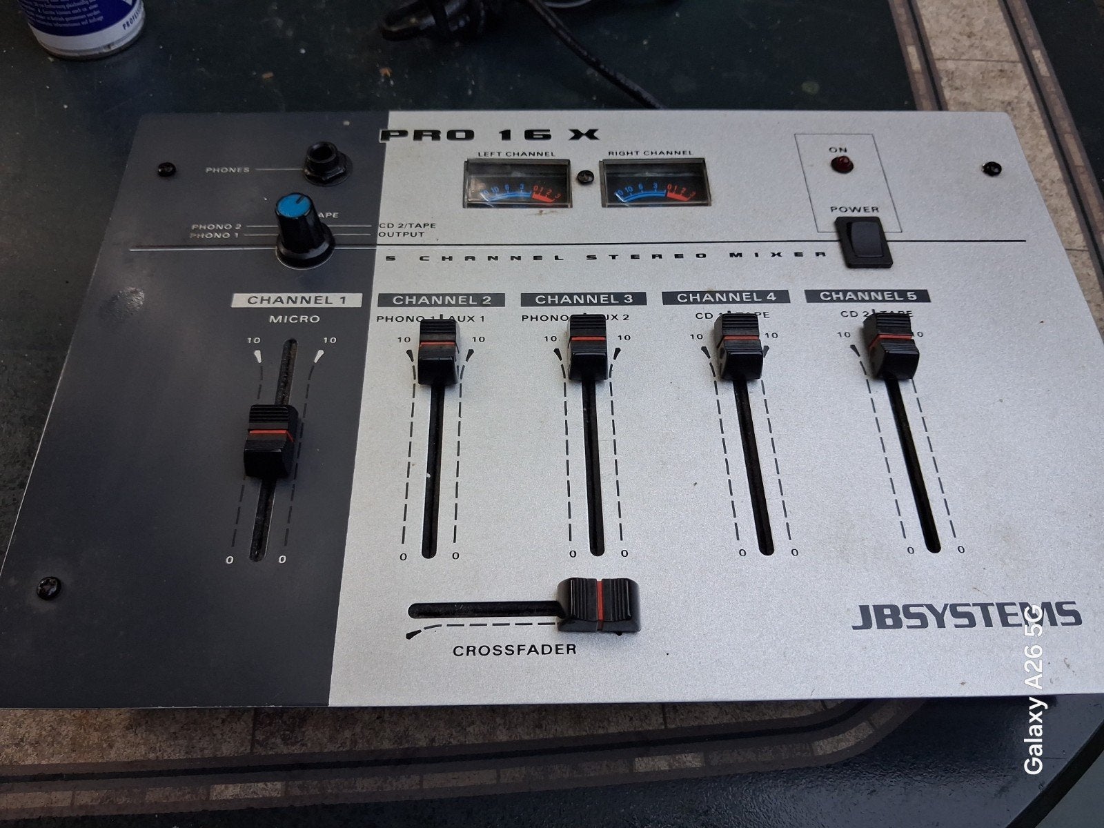 JB Systems PRO 16 X DJ Mixer - 5 kanalen, Ophalen of Verzenden, Gebruikt, Minder dan 5 kanalen, Microfooningang