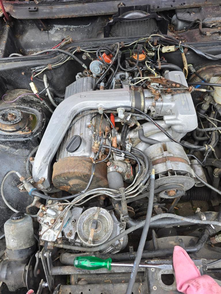 TK porsche 924  targa met turbo motor is oke bj 1979, Ophalen, Gebruikt, Porsche