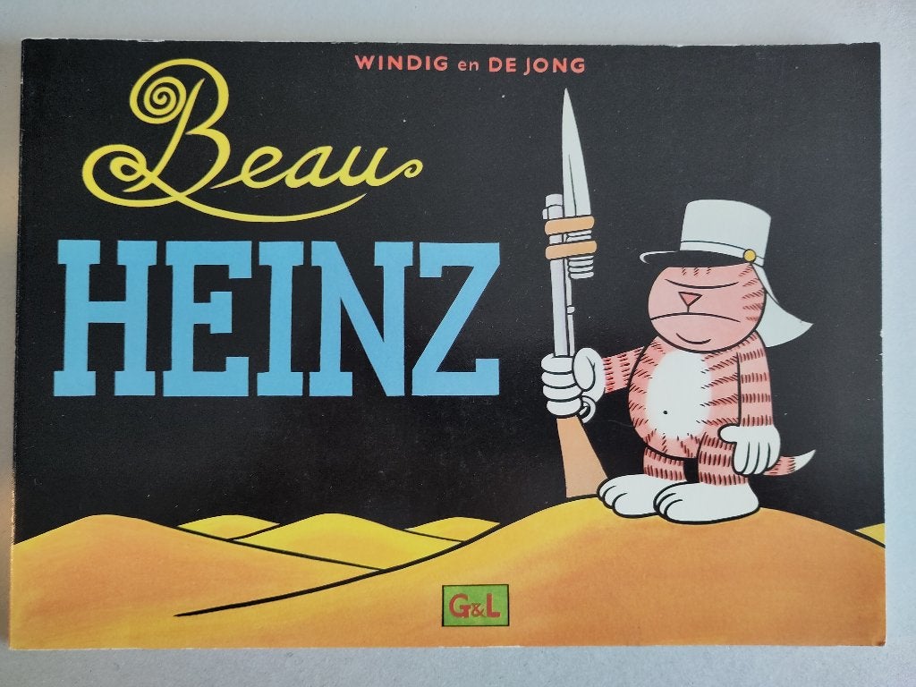 Heinz deel 3 Beau Heinz, Boeken, Gelezen, Windig en de Jong, Eén stripboek, Ophalen of Verzenden