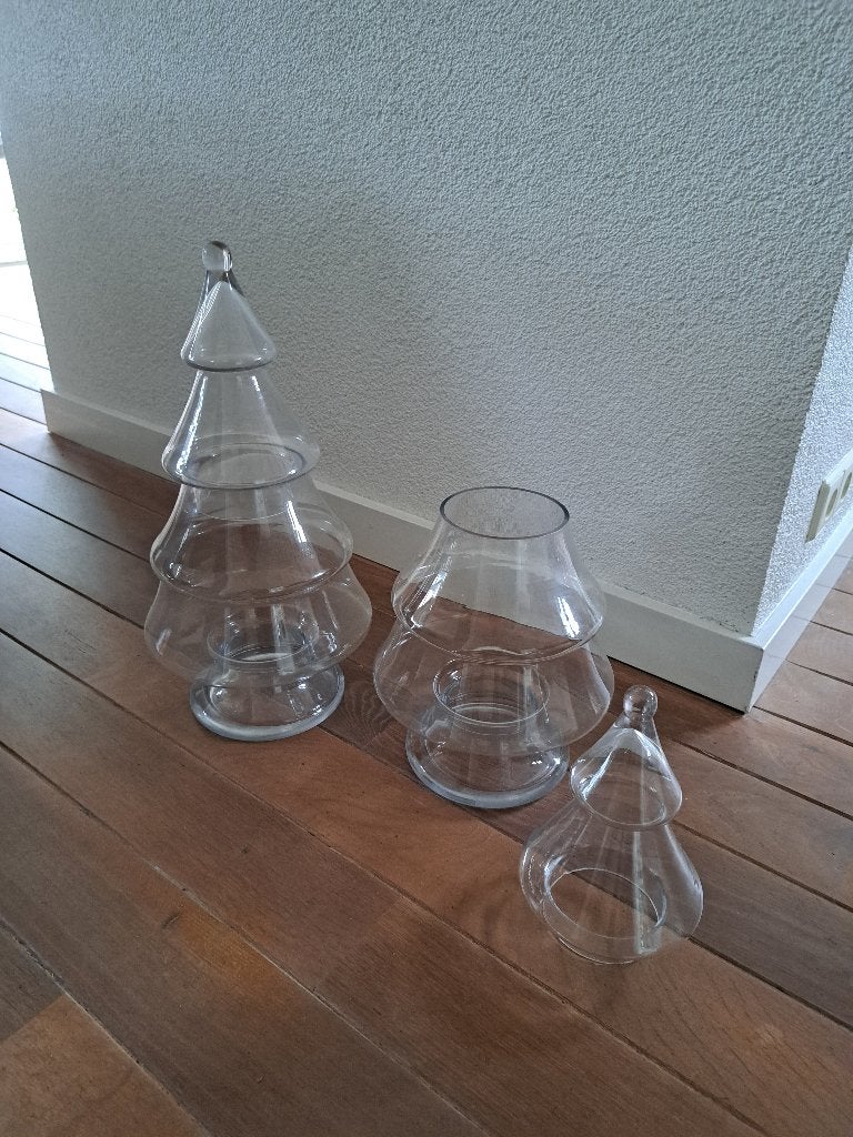 Kerstbomen van glas, Diversen, Ophalen