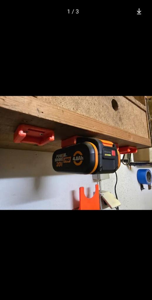 Worx /Makita/Milwaukee/DaWalt/Bosch/ Batterij Houder, Ophalen of Verzenden